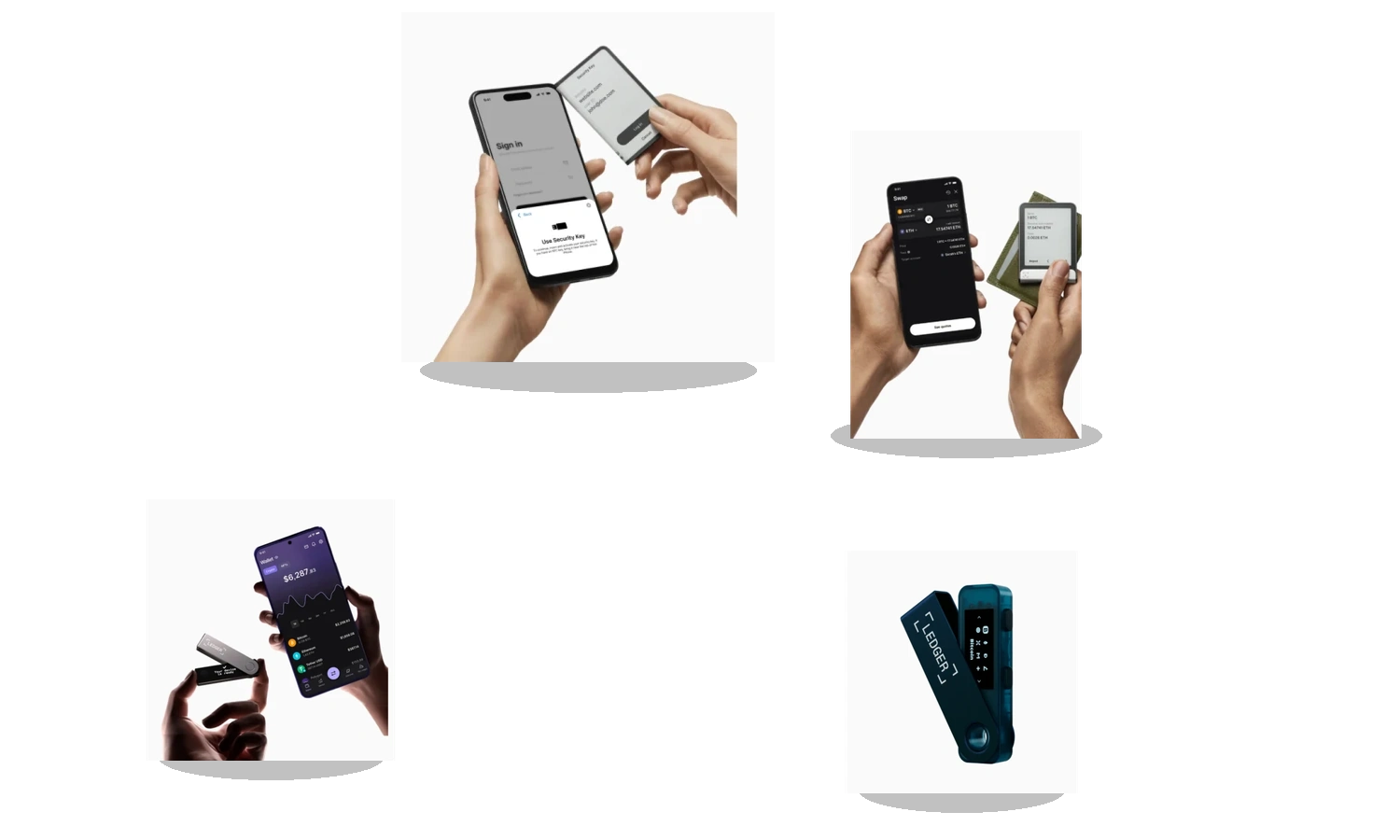 Ledger Nano S Plus Nano X Flex Stax 产品矩阵